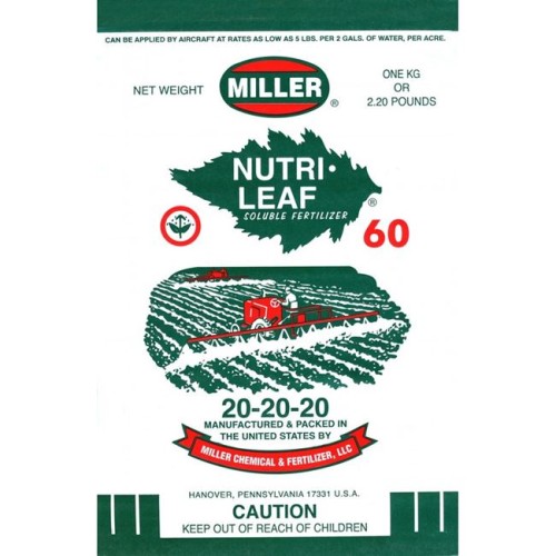 Λίπασμα Νutri-Leaf 20-20-20 5LB MILLER