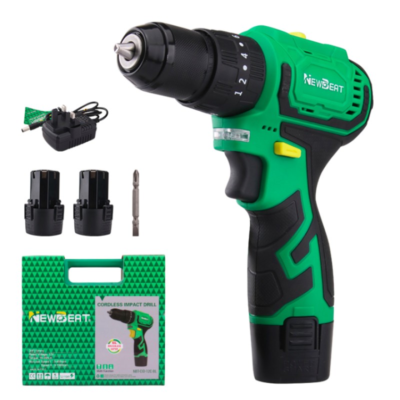 NEWBEAT CID-12C-BL (503002) Κρουστικό Δραπανοκατσάβιδο Brushless 2x2.0Ah 12V 35Nm  503002