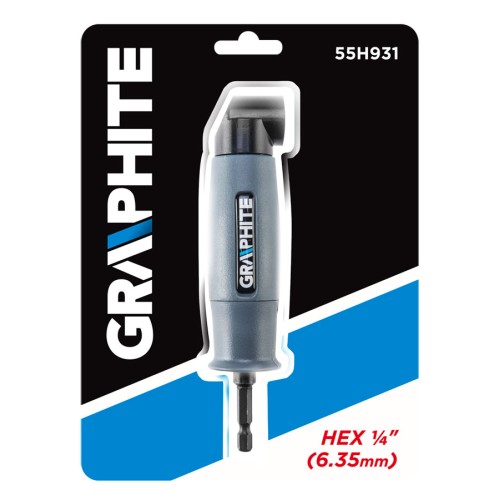 GRAPHITE Γωνιακό τσοκ 1/4'' για μύτες 55H931 GRAPHITE Γωνιακό τσοκ 1/4'' για μύτες 55H931