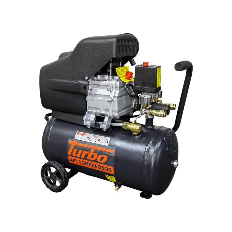 Turbo Αεροσυμπιεστής 2,5 HP, 25lt TRB24 Turbo Αεροσυμπιεστής 2,5 HP, 25lt TRB24