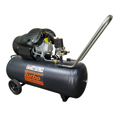 Turbo Αεροσυμπιεστής 3 HP, 100lt TRB100