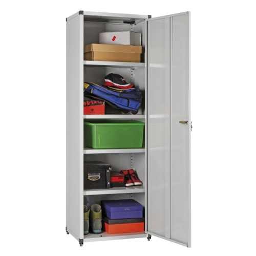 Ντουλάπα μεταλλική με 4 ράφια 60x44x183 cm Γκρι MAXI60G