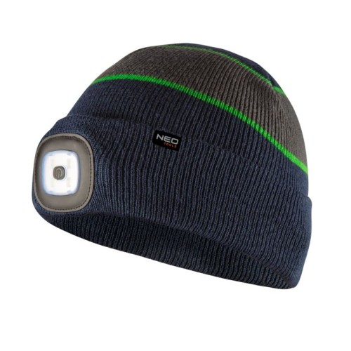 NEO TOOLS Σκούφος με ενσωματωμένο φακό Premium 81-630