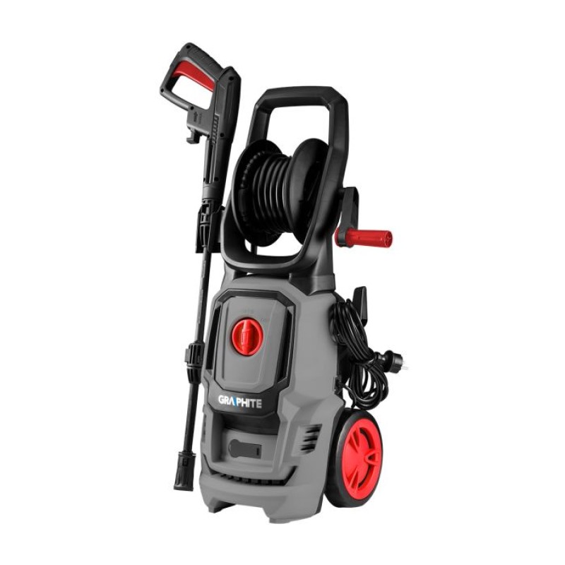GRAPHITE Πλυστικό υψηλής πίεσης 130 bar 1600W με ανέμη 59G620 GRAPHITE Πλυστικό υψηλής πίεσης 130 bar 1600W με ανέμη 59G620