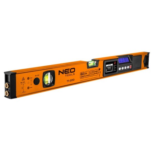 NEO TOOLS Αλφάδι ψηφιακό 60cm 71-200