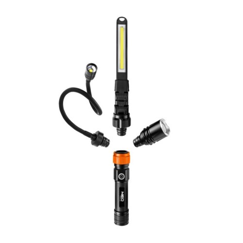 NEO TOOLS Φακός επαναφορτιζόμενος 3 σε 1 350 lumens 99-107