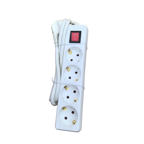 INOX KISS Πολύπριζο 4 θέσεων 1,5m BPOL4