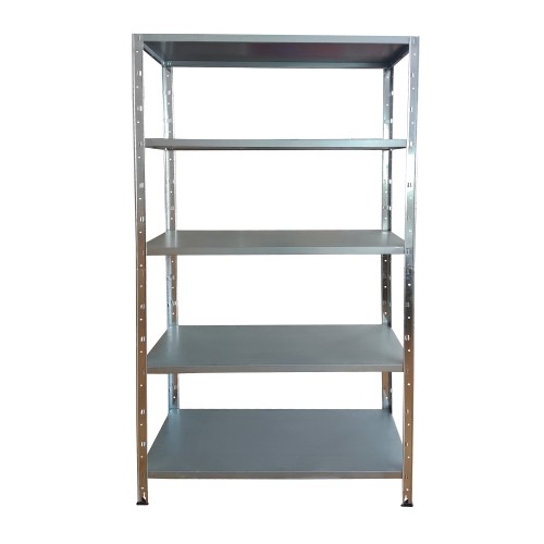 Inox Kiss SH900 Ραφιέρα 186x100x40cm 5 ραφιών γαλβανιζέ 80kgr/ράφι