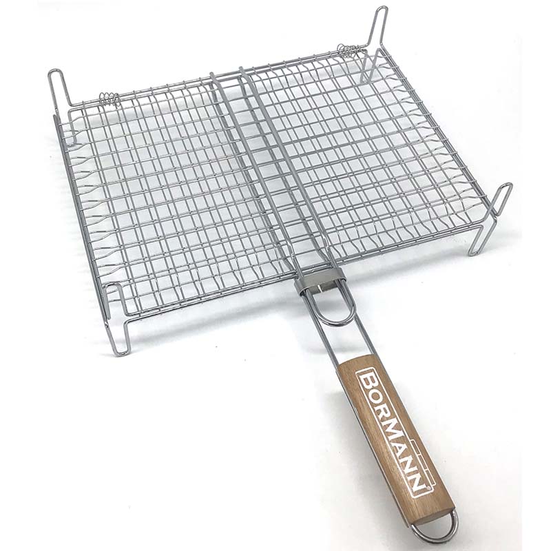 BORMANN ELITE BBQ1011 Σχάρα Inox Διπλή BORMANN ELITE BBQ1011 Σχάρα Inox Διπλή