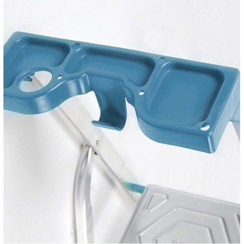 BORMANN Pro BHL9020 Σκάλα Αλουμινίου 7+1 Σκαλιά Με Θήκη Εργαλείων