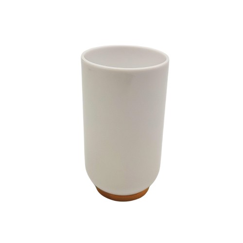 BORMANN BTW9051 Ποτηροθήκη Επιτραπέζια Μπαμπού Λευκή 7,2x11cm