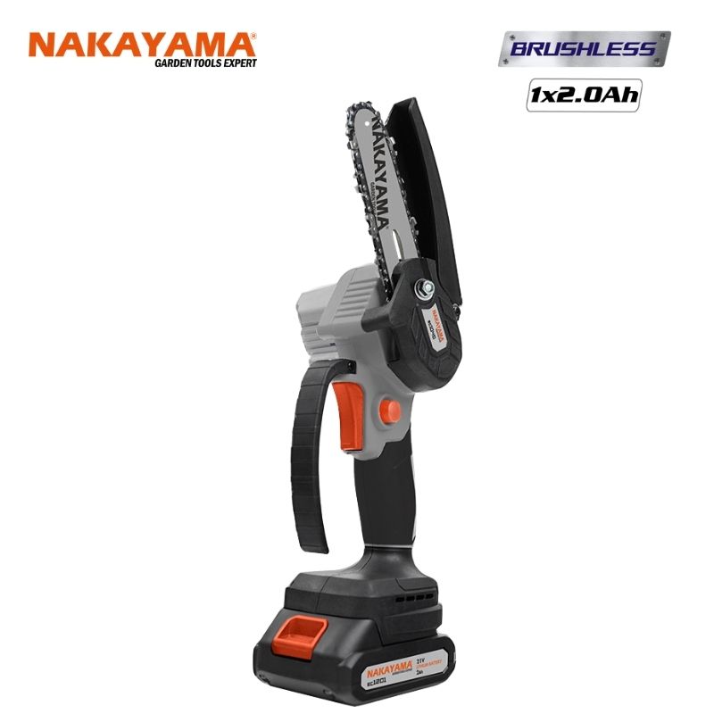 NAKAYAMA EC1040 Κλαδευτικό Αλυσοπρίονο Μπαταρίας 21V Brushless,Λάμα 10cm,825gr,1x2Ah Li-Ion, Βαλίτσα NAKAYAMA EC1040 Κλαδευτικό Αλυσοπρίονο Μπαταρίας 21V Brushless,Λάμα 10cm,825gr,1x2Ah Li-Ion, Βαλίτσα