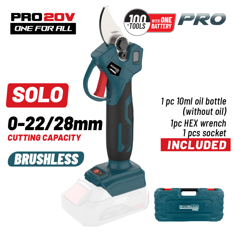 BORMANN Pro BBP4128C Ψαλίδι Κλάδου Μπαταρίας 20V,Brushless,0-22/28mm,1kg,BMC,SOLO BORMANN Pro BBP4128C Ψαλίδι Κλάδου Μπαταρίας 20V,Brushless,0-22/28mm,1kg,BMC,SOLO