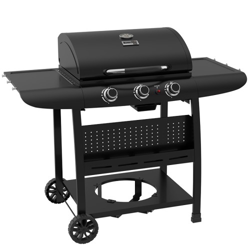 BORMANN Elite BBQ6030 Ψησταριά Υγραερίου FORGE 3 Εστιών με Μαντεμένια Σχάρα