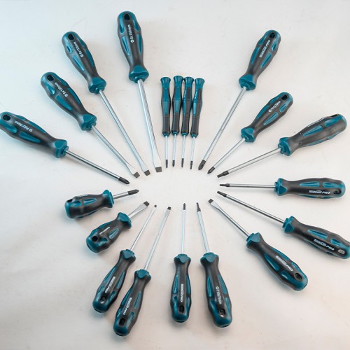 BORMANN Pro BHT1665 Σετ 20τεμ Κατσαβίδια (7xSL, 5xPH, 4xTorx & 4xPrecision),S2