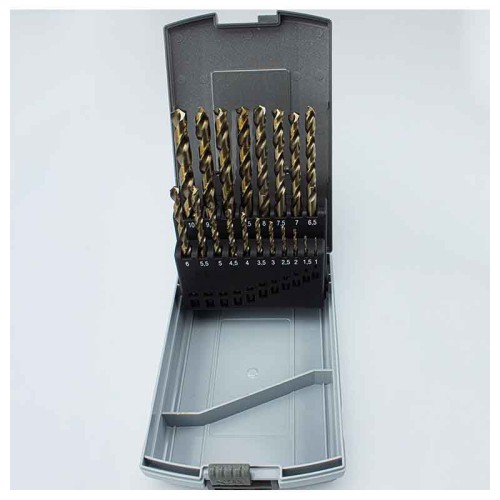 BORMANN Pro BHT1400 Σετ Τρυπάνια HSS-CO,19τεμ,1-10mm