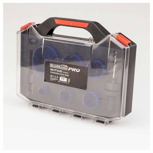 BORMANN Pro BHT1410 Σετ Ποτηροτρύπανα BI-METAL,8τεμ,20-68mm