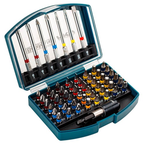 BORMANN Pro BHT1610 Σετ Μύτες & Αντάπτορας,ΑτσάλιS2, 56τεμ