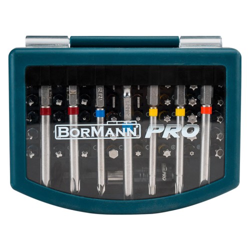 BORMANN Pro BHT1610 Σετ Μύτες & Αντάπτορας,ΑτσάλιS2, 56τεμ