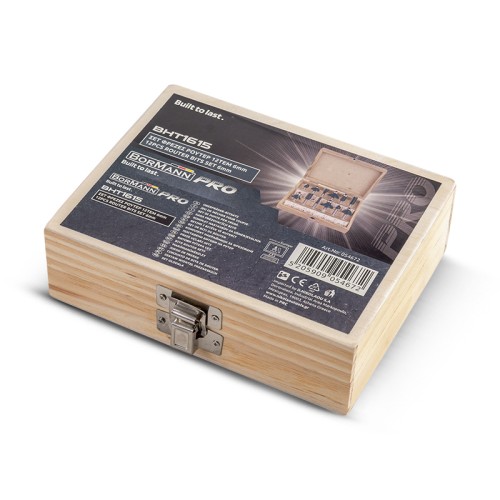 BORMANN Pro BHT1615 Σετ Φρέζες Ρούτερ 12τεμ,6mm