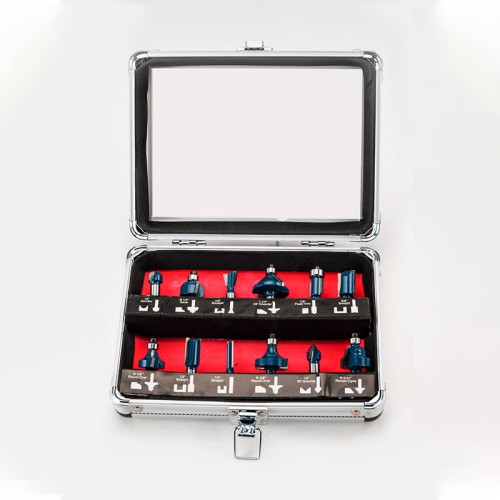 BORMANN Pro BHT1620 Σετ Φρέζες Ρούτερ 8mm,12τεμ