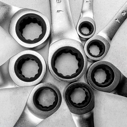 BORMANN Pro BHT1668 Σετ 8τεμ Γερμανοπολύγωνα Καστάνιας,8,10,12-15,17,19mm,Crv