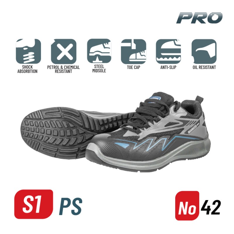 BORMANN Pro BPP8282 Παπούτσι Ασφαλείας S1PS PACIFIC No 42