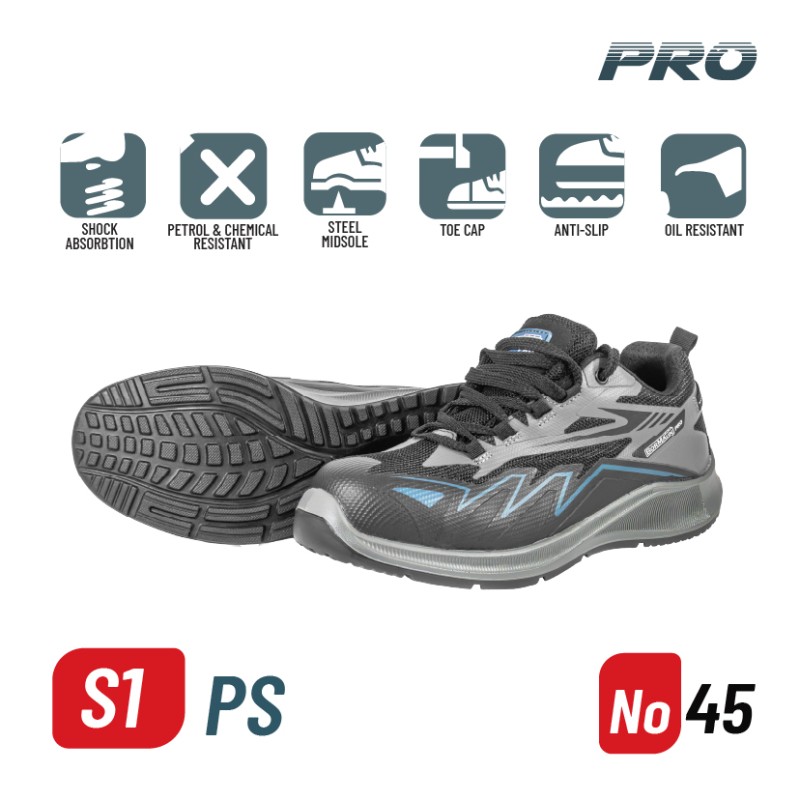 BORMANN Pro BPP8285 Παπούτσι Ασφαλείας S1PS PACIFIC No 45