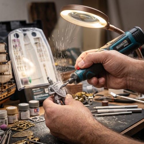 BORMANN Pro BBP2450 Περιστροφικό Πολυεργαλείο με Ρύθμιση Ταχύτητας 12V