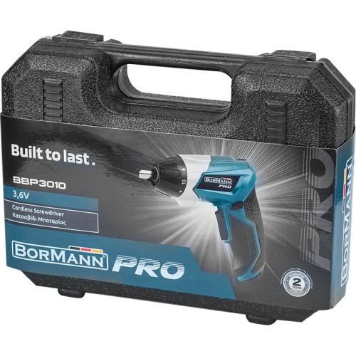 BORMANN Pro BBP3010 Κατσαβίδι Μπαταρίας 3,6V, Li-Ion