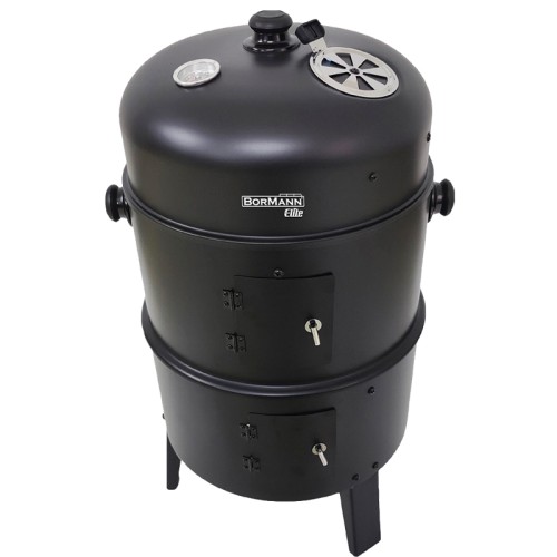 BORMANN Elite BBQ1970 Ψησταριά Κάρβουνου/Καπνιστήριο 2 σε 1 με Ρόδες BORMANN Elite BBQ1970 Ψησταριά Κάρβουνου/Καπνιστήριο 2 σε 1 με Ρόδες