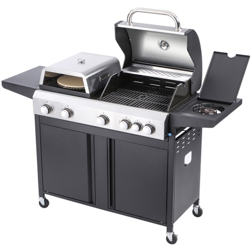 BORMANN Elite BBQ5060 Ψησταριά Υγραερίου 3 σε 1 Combo Grill