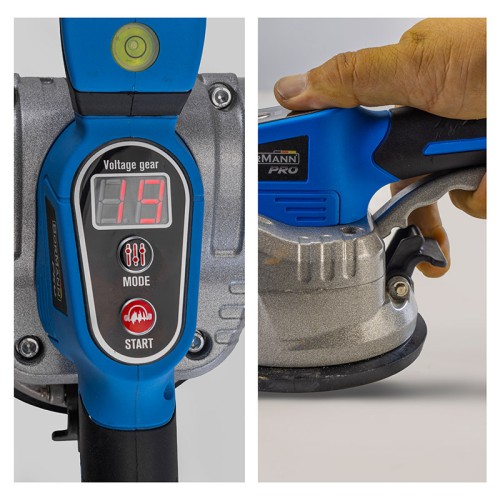 BORMANN Pro BCD3200 Βεντούζα- Δονητής Πλακιδίων 21V,2X1,5Ah ,128mm, Βαλίτσα