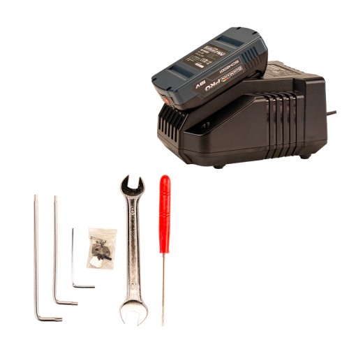 BORMANN Pro BCM2000 Τσερκομηχανή Μπαταρίας Χειρός 18V,1x2Ah