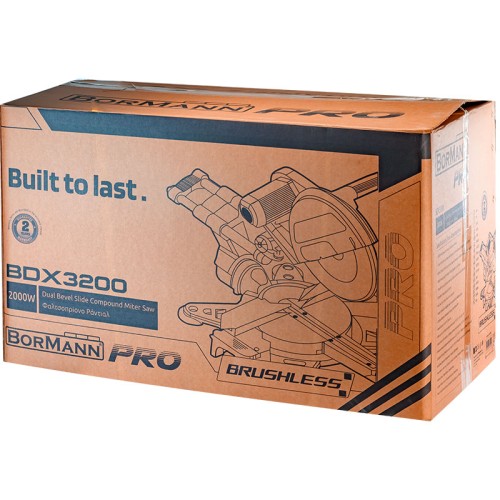 BORMANN Pro BDX3200 Φαλτσοπρίονο Ράντιαλ Επαγωγικό,Φ305mm,2000W BORMANN Pro BDX3200 Φαλτσοπρίονο Ράντιαλ Επαγωγικό,Φ305mm,2000W