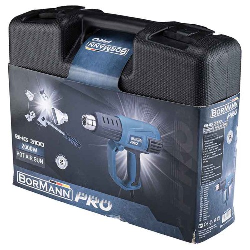 BORMANN Pro BHG3100 Πιστόλι Θερμού Αέρα 2000W BORMANN Pro BHG3100 Πιστόλι Θερμού Αέρα 2000W