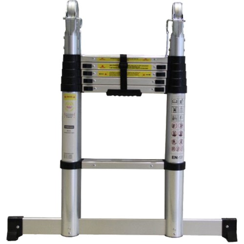 BORMANN Pro BHL5720 Σκάλα Τηλεσκοπική Αλουμινίου, 14 Σκαλιά