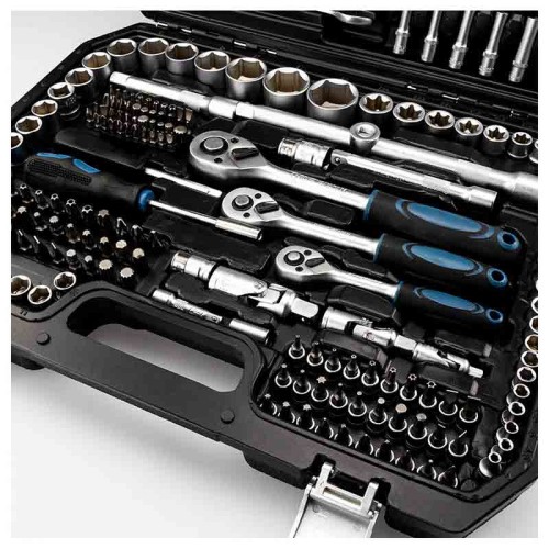 BORMANN Pro BHT5220 Καρυδάκια 1/2'', 1/4'' & 3/8'' Με Καστάνια 215τεμ