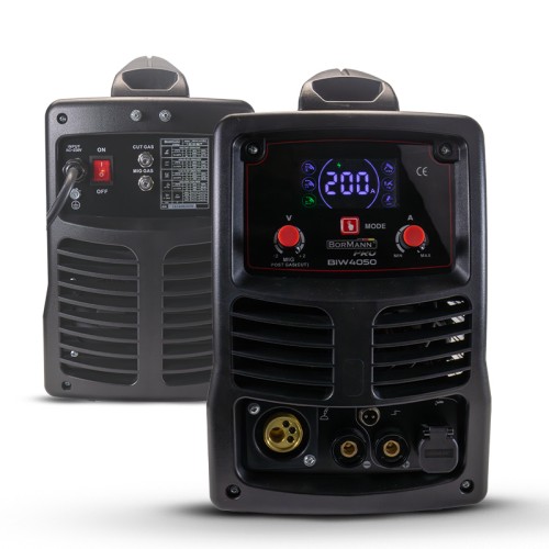BORMANN Pro BIW4050 ΠΟΛΥΣΥΓΚΟΛΛΗΤΗΣ/ΚΟΦΤΗΣ 4 ΣΕ 1 (PLASMA CUTTER, MIG, TIG, MMA) 15-200Α/20-40Α, 60% BORMANN Pro BIW4050 ΠΟΛΥΣΥΓΚΟΛΛΗΤΗΣ/ΚΟΦΤΗΣ 4 ΣΕ 1 (PLASMA CUTTER, MIG, TIG, MMA) 15-200Α/20-40Α, 60%