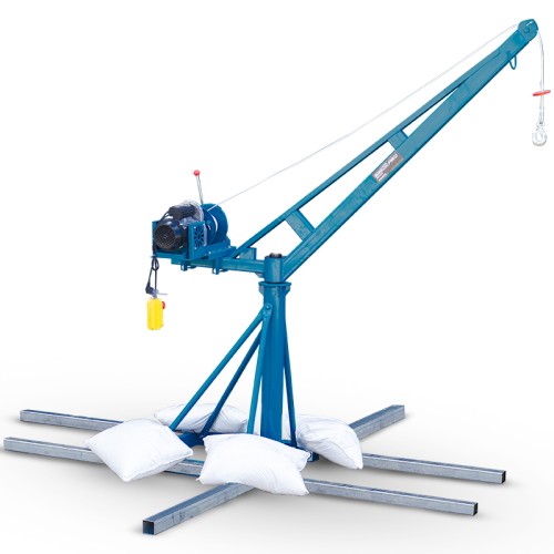 BORMANN Pro BPA6100 Ηλεκτρικό Παλάγκο (Γερανάκι) με Βάση,500kg,με Θερμικό Διακόπτη