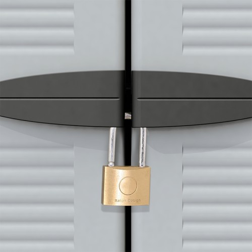 BORMANN BPC7000 Ντουλάπα Πλαστική με 4 Ράφια & Χώρισμα Μ68xΠ38xΥ171cm BORMANN BPC7000 Ντουλάπα Πλαστική με 4 Ράφια & Χώρισμα Μ68xΠ38xΥ171cm