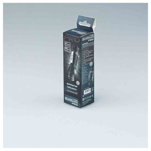 BORMANN Pro BPR6035 Φακός Επαναφορτιζόμενος 1500Lm