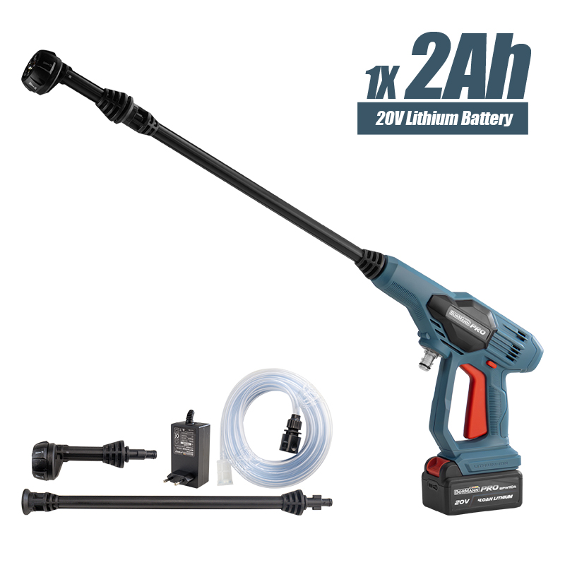 BORMANN Pro BPW1100 Πλυστικό Μπαταρίας 25Bar,180Lt/H,1.7Kg,4Ah,Πιστόλι με 5 Λειτουργίες BORMANN Pro BPW1100 Πλυστικό Μπαταρίας 25Bar,180Lt/H,1.7Kg,4Ah,Πιστόλι με 5 Λειτουργίες