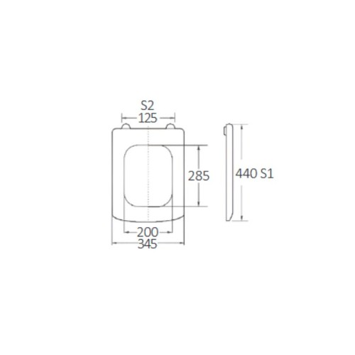 BORMANN BTW1075 Κάλυμμα Λεκάνης Virgo Soft Close 2520gr, Duroplast 440x345mm BORMANN BTW1075 Κάλυμμα Λεκάνης Virgo Soft Close 2520gr, Duroplast 440x345mm