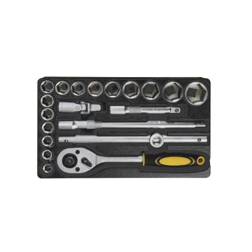 BORMANN BWR7100SET Εργαλειοφορέας 5 Συρτάρια Σετ 66 Εργαλεία Με Στοπ, Μ64xΠ36xΥ62cm