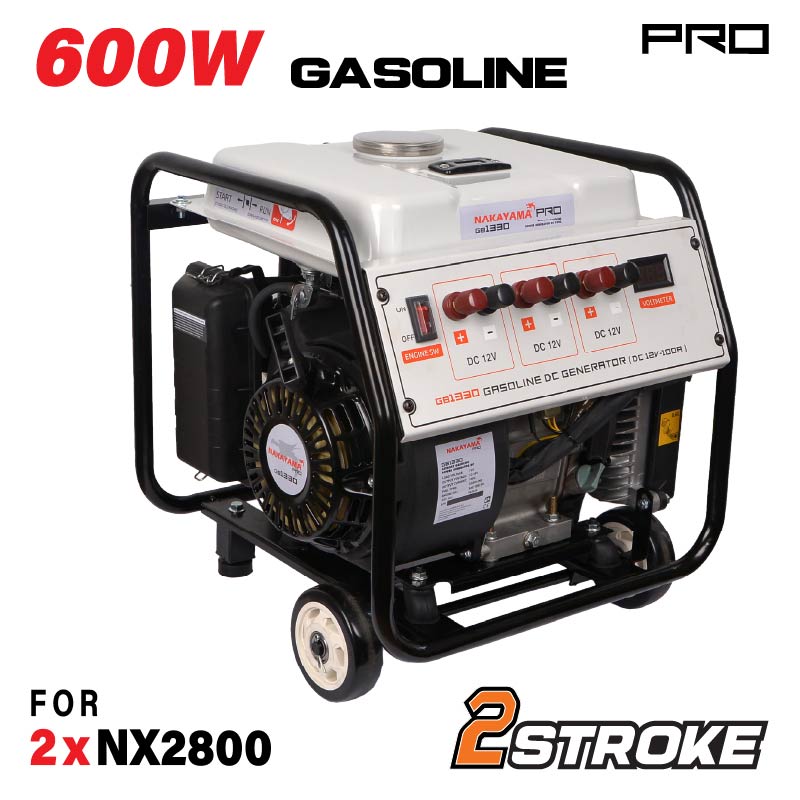 NAKAYAMA Pro GB1330 Γεννήτρια Βενζίνης Inverter Dc 3x12V 100A Με Ρόδες NAKAYAMA Pro GB1330 Γεννήτρια Βενζίνης Inverter Dc 3x12V 100A Με Ρόδες