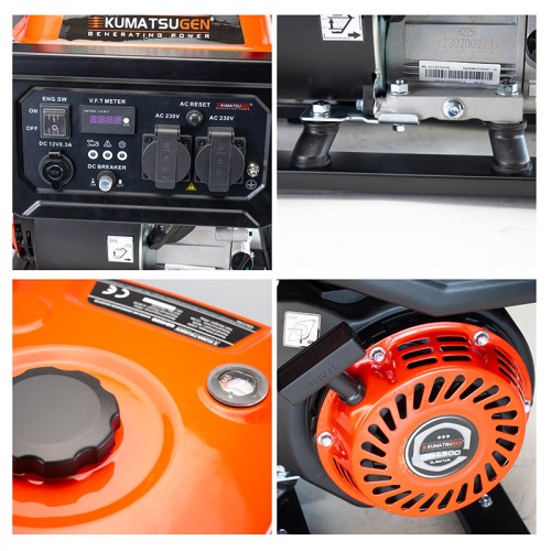 KUMATSUGEN GB4500 Γεννήτρια Βενζίνης 4.4kVa,Inverter Ανοιχτού Τύπου KUMATSUGEN GB4500 Γεννήτρια Βενζίνης 4.4kVa,Inverter Ανοιχτού Τύπου