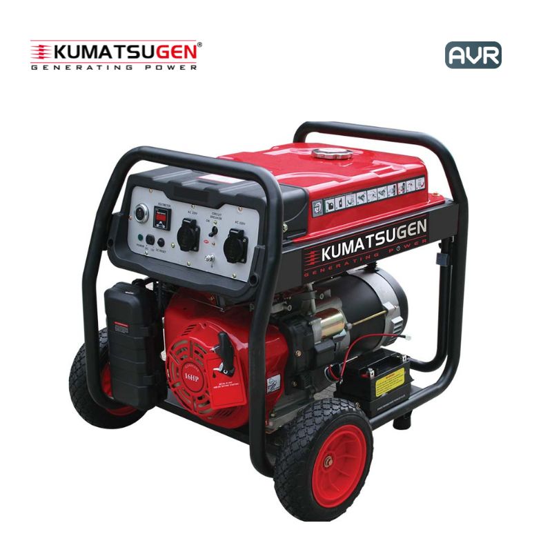 KUMATSUGEN GB8500MP Γεννήτρια Βενζίνης,AVR,8,1Kva/16Hp με Μίζα & Μπαταρία