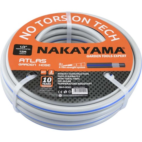NAKAYAMA GH4700 Λάστιχο Atlas 3 Επιστρώσεις 25m 3/4''