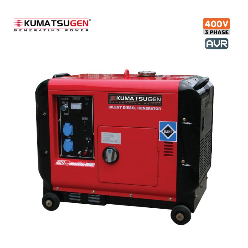 KUMATSUGEN GP8000MAT Γεννήτρια Πετρελαίου Τριφασική, AVR,6.6Kva
